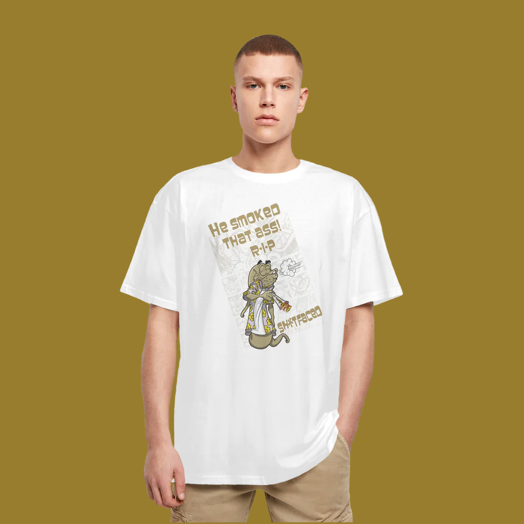 Turd World_Sh*t Faced Heavy Oversized T-Shirt