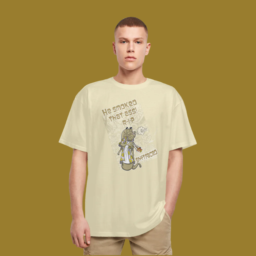 Turd World_Sh*t Faced Heavy Oversized T-Shirt