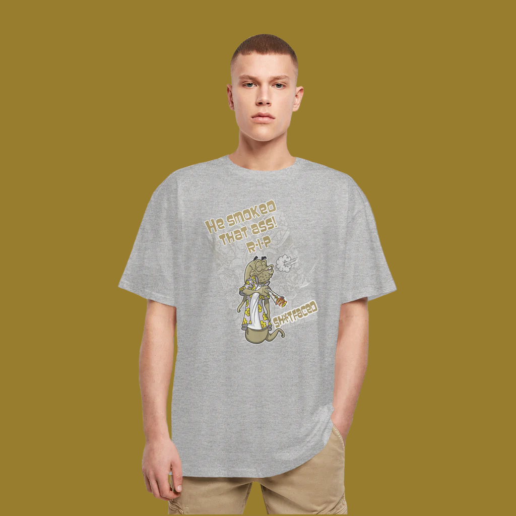 Turd World_Sh*t Faced Heavy Oversized T-Shirt