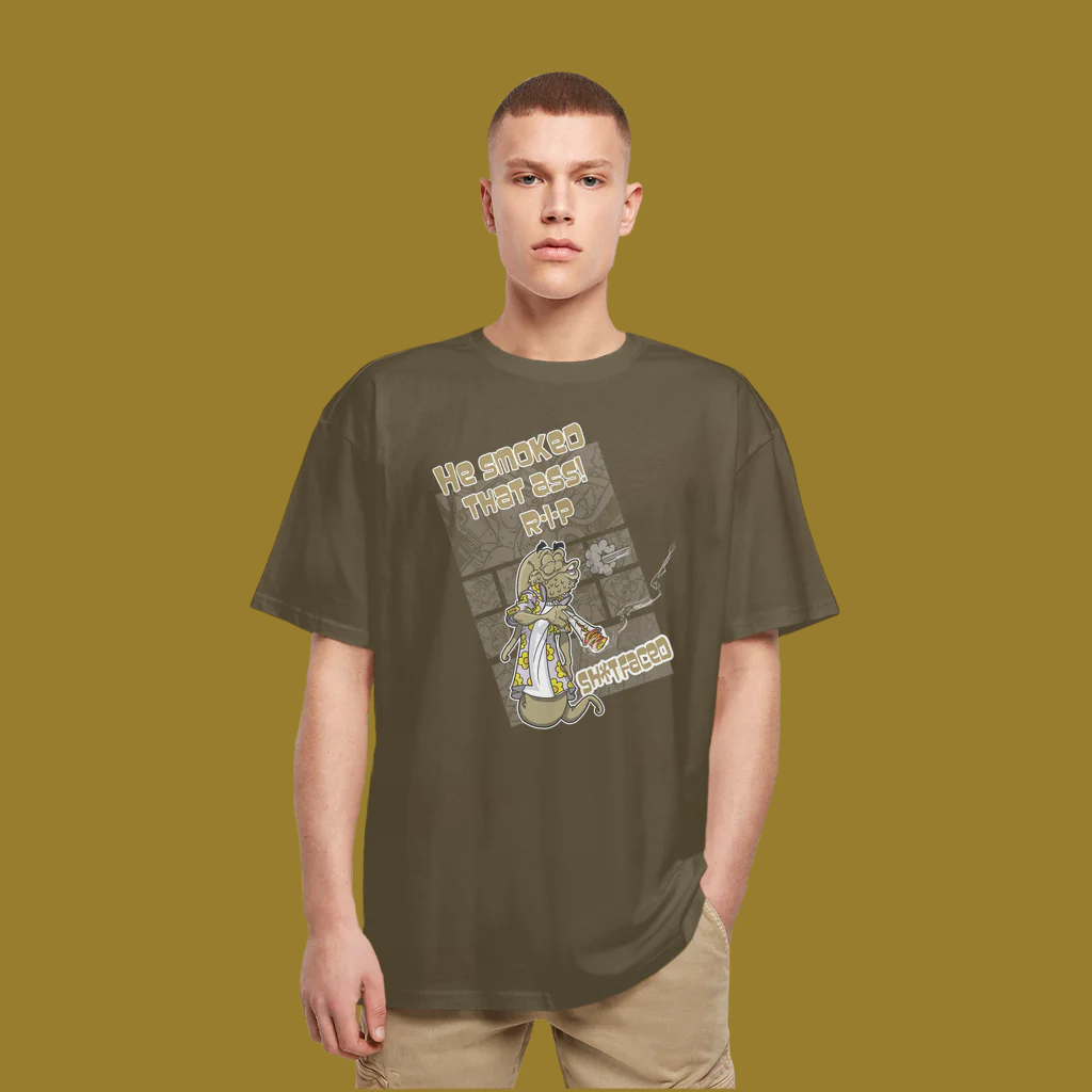 Turd World_Sh*t Faced Heavy Oversized T-Shirt
